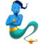 Man Genie emoji on Apple