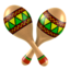 Maracas emoji on Apple