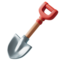 Shovel emoji on Apple