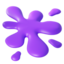 Apple での 飛び散ったペンキ 絵文字