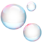 Bubbles emoji on Apple