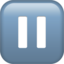 Pause Button emoji on Apple