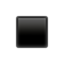 Black Small Square emoji on Apple