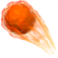 Komet-Emoji auf Apple