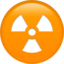 Radioactive emoji on Apple