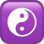 Yin Yang emoji on Apple