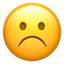 Emoji Faccina imbronciata su Apple