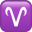 Emoji Aries di Apple