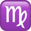 Virgo emoji on Apple