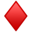 Diamond Suit emoji on Apple