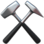 Hammer and Pick emoji on Apple