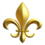 Emoji Giglio araldico su Apple