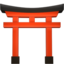 Shinto Shrine emoji on Apple