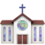 Apple üzerinde Kilise emojisi