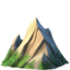 Emoji Gunung pada Apple