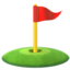 Golffahne-Emoji auf Apple