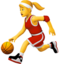 Woman Bouncing Ball emoji on Apple