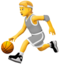 Person mit Ball-Emoji auf Apple