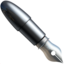 Black Nib emoji on Apple