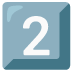 إيموجي مفتاح: 2 على Google