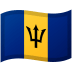 Barbados Flag emoji on Google