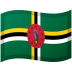 Dominica Flag emoji on Google