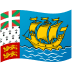 St. Pierre & Miquelon Flag emoji on Google
