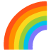 Emoji Arc-en-ciel sur Google