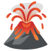 Emoji Vulcano su Google
