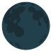 New Moon emoji on Google