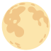 Full Moon emoji on Google