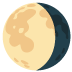 Waning Gibbous Moon emoji on Google