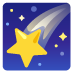 Sternschnuppe-Emoji auf Google