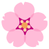 Kirschblüte-Emoji auf Google