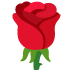 Google üzerinde Gül emojisi