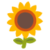 Emoji Girassol no Google