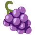Grapes emoji on Google