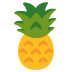 Ananas-emoji op Google
