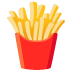 Pommes frites-Emoji auf Google