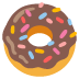 Doughnut emoji on Google