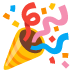 Party Popper emoji on Google