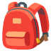 Backpack emoji on Google