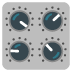 Control Knobs emoji on Google