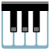 Musical Keyboard emoji on Google