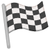 Chequered Flag emoji on Google