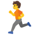 Emoji Pelari pada Google