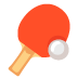 Tischtennis-Emoji auf Google