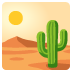 Emoji Desierto en Google