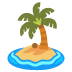 Emoji Isola deserta su Google