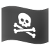Emoji Bendera lanun pada Google